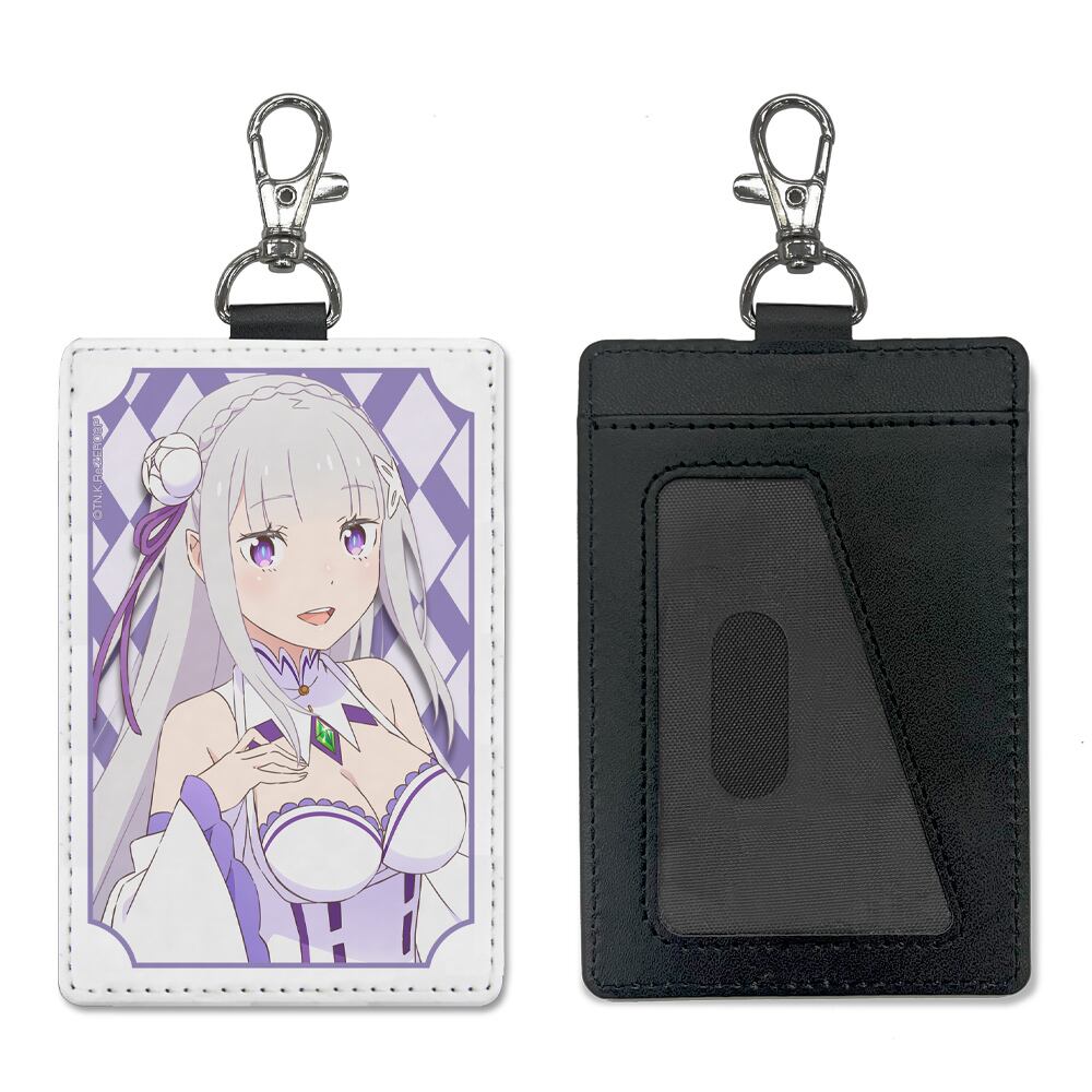 Re:ゼロから始める異世界生活 エミリア パスケース(ナスカン付き)