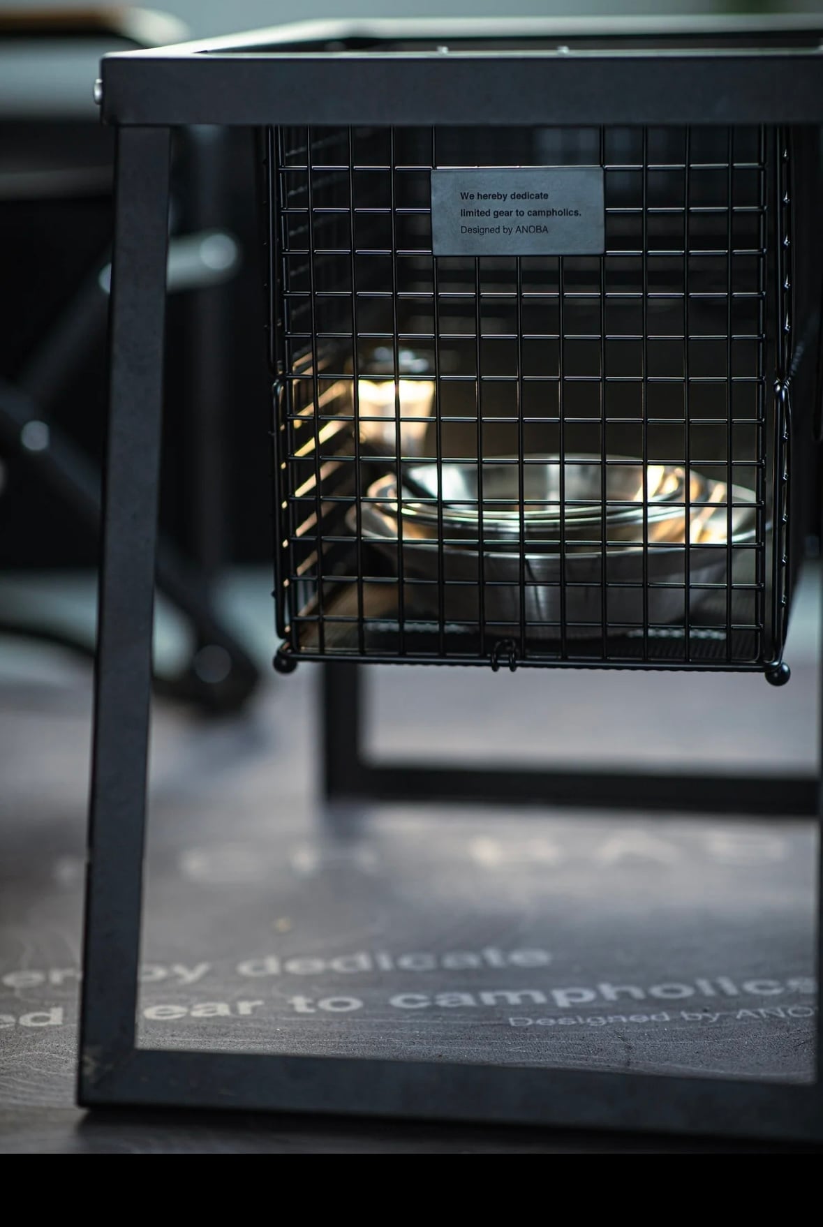 ANOBA アノバ フォールディングワイヤーバスケット M | Natural Life