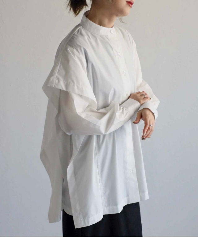 スクエアポンチョシャツ