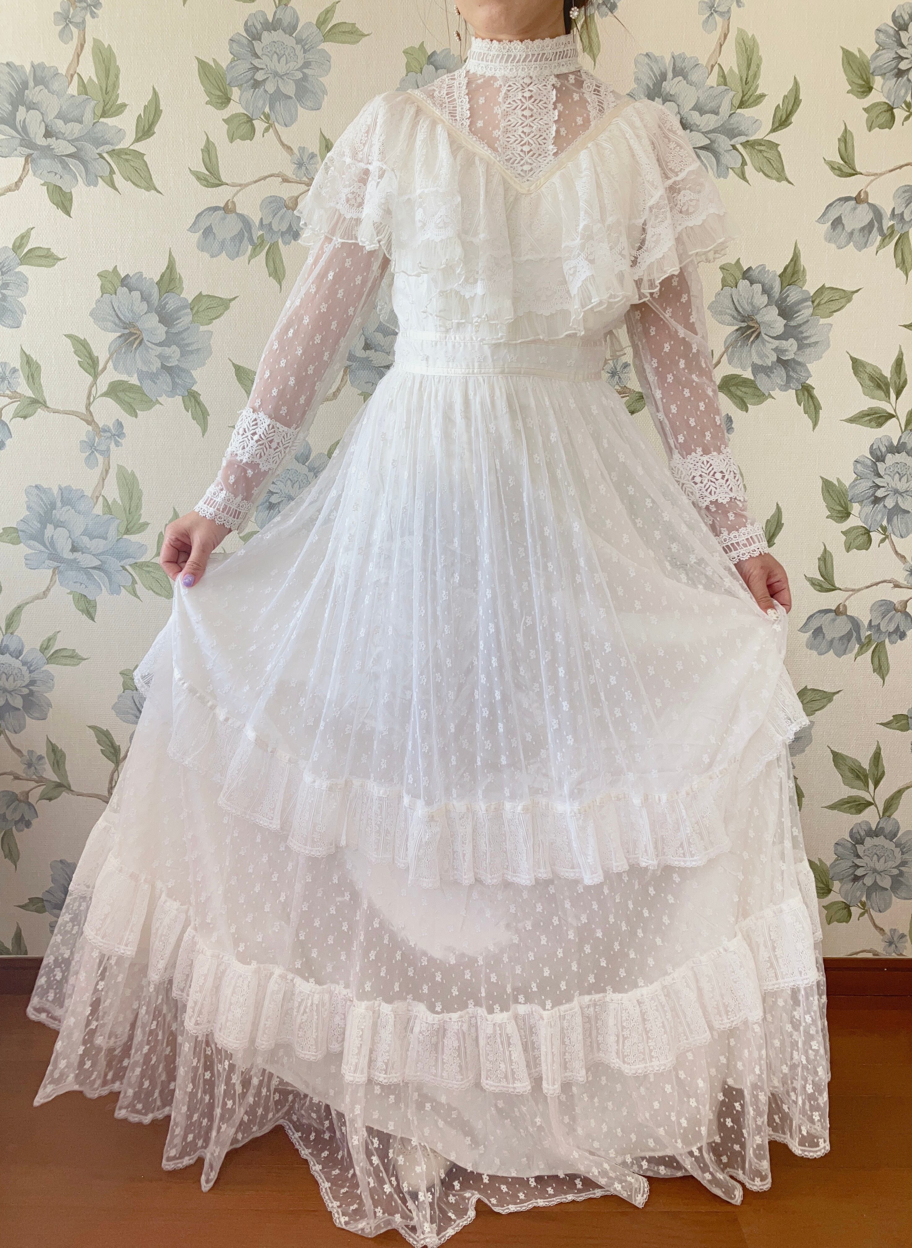 GUNNE SAX プレーリーブライダルドレス | merletage vintage GUNNE SAX プレーリーブライダルドレス | merletage vintage