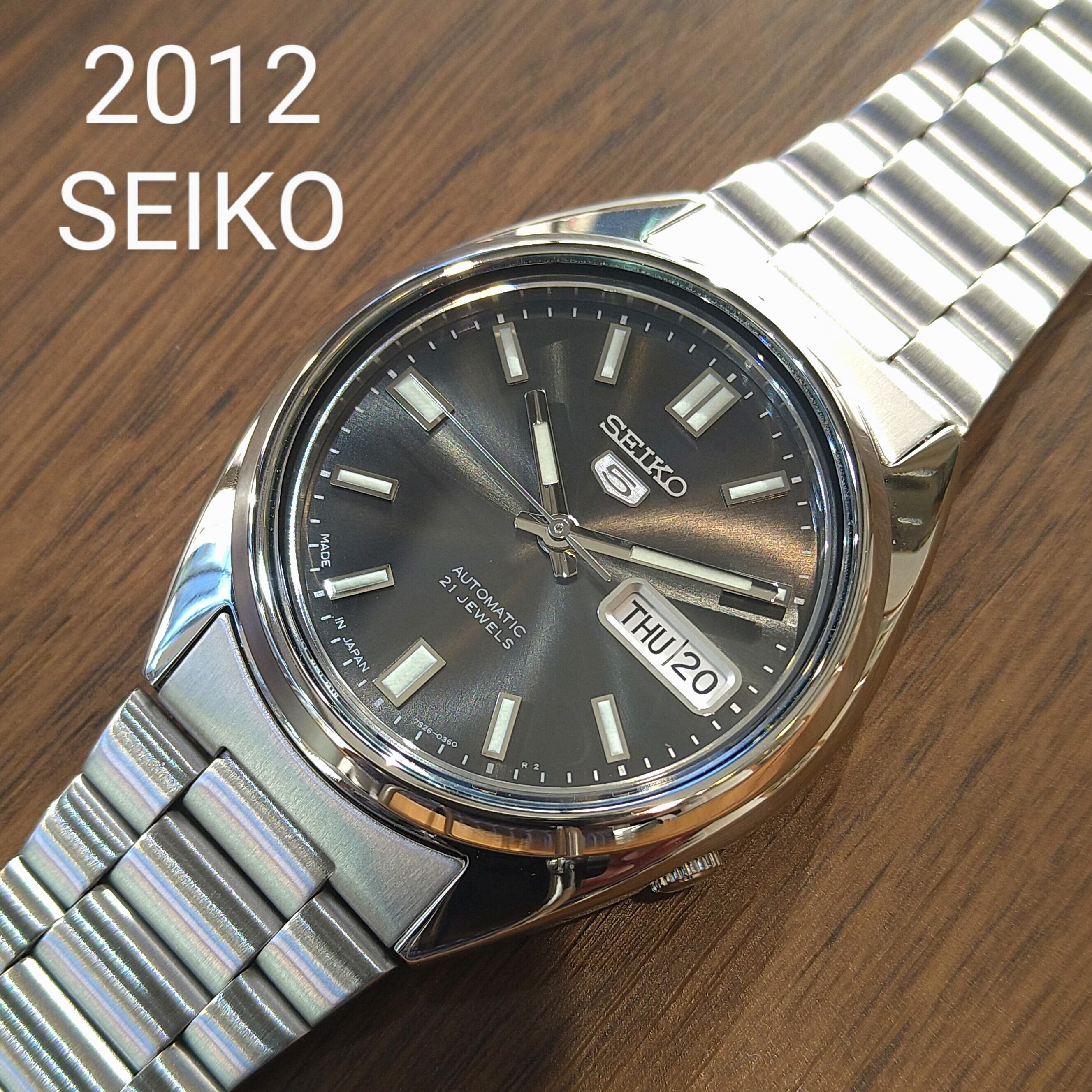 SEIKO セイコー5 7S26-3110 自動巻き デイデイト メンズ 腕時計