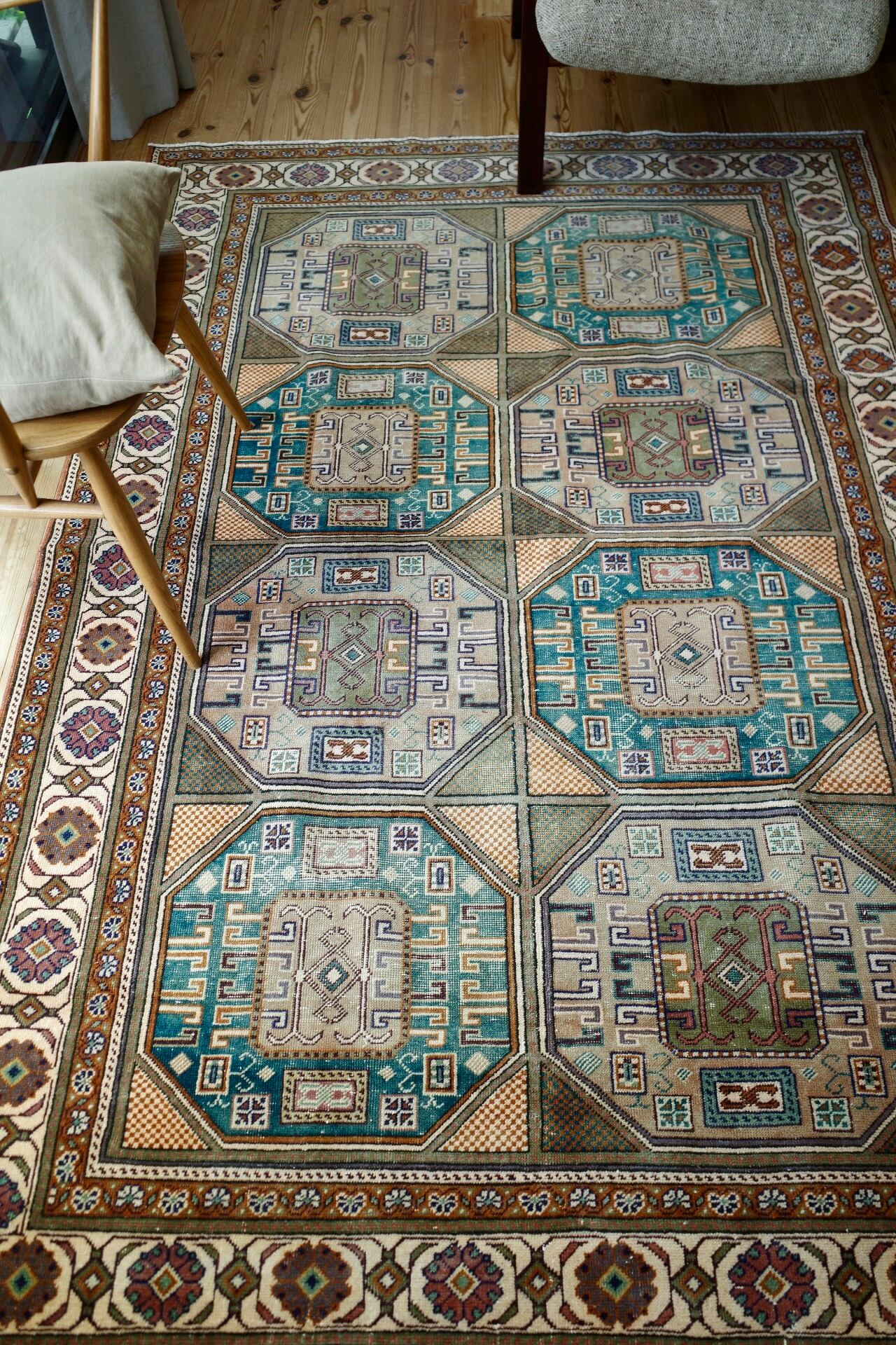 トルコ　カイセリ絨毯　146×220cm ヴィンテージラグ トルコ カイセリ絨毯 146×220cm ヴィンテージラグ Kayseri vintage rug