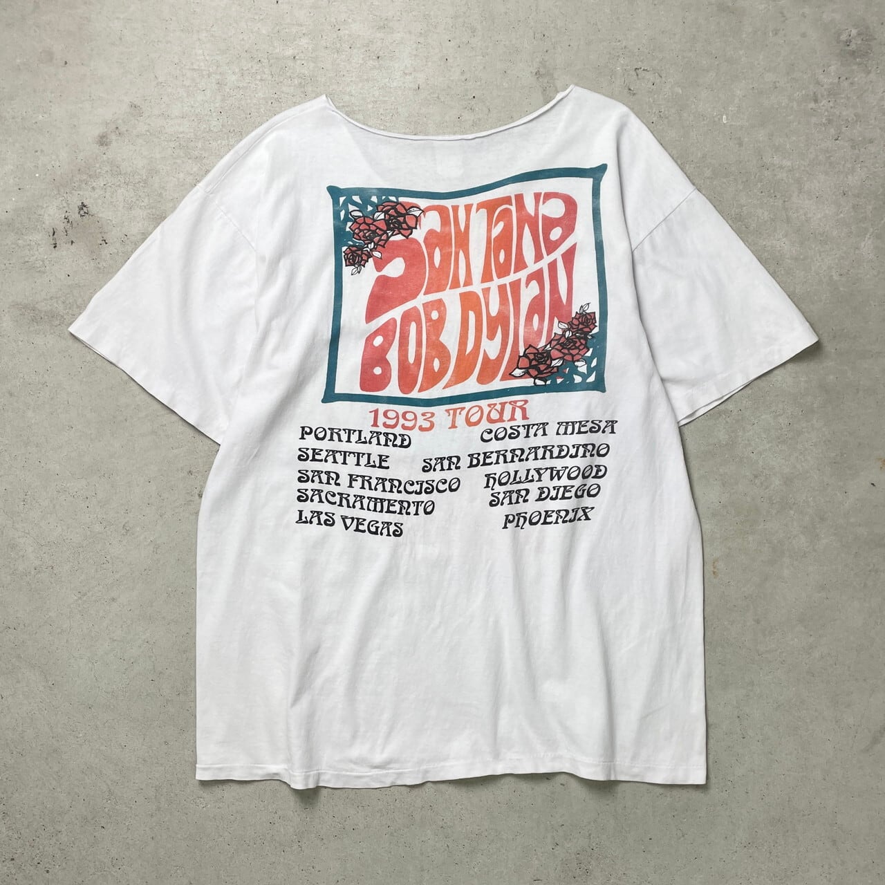 90年代 SANTANA BOB DYLAN サンタナ ボブ ディラン バンドTシャツ