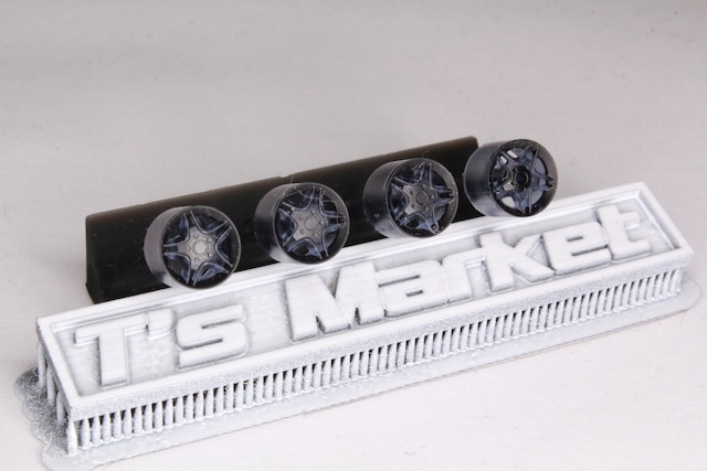 7mm ELITE Viper タイプ 3Dプリント ホイール 1/64 未塗装