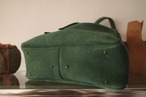 HORN-green suede-