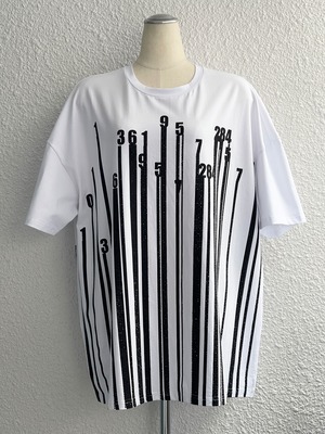 ビジュー付ナンバリング オーバーサイズTシャツ