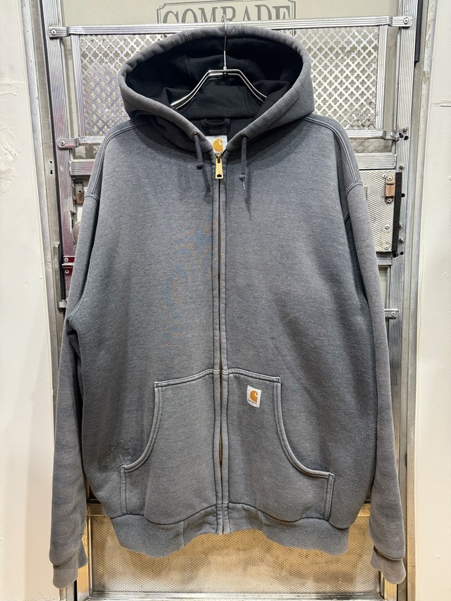 90s〜00s carhartt  thermal liner zip up hoodie / made in Mexico 画像