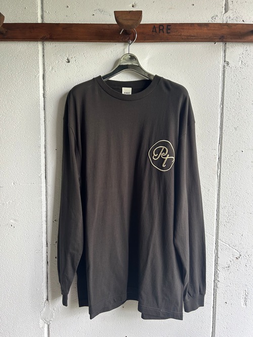 PONTI  Logo embroidery long t-shirt