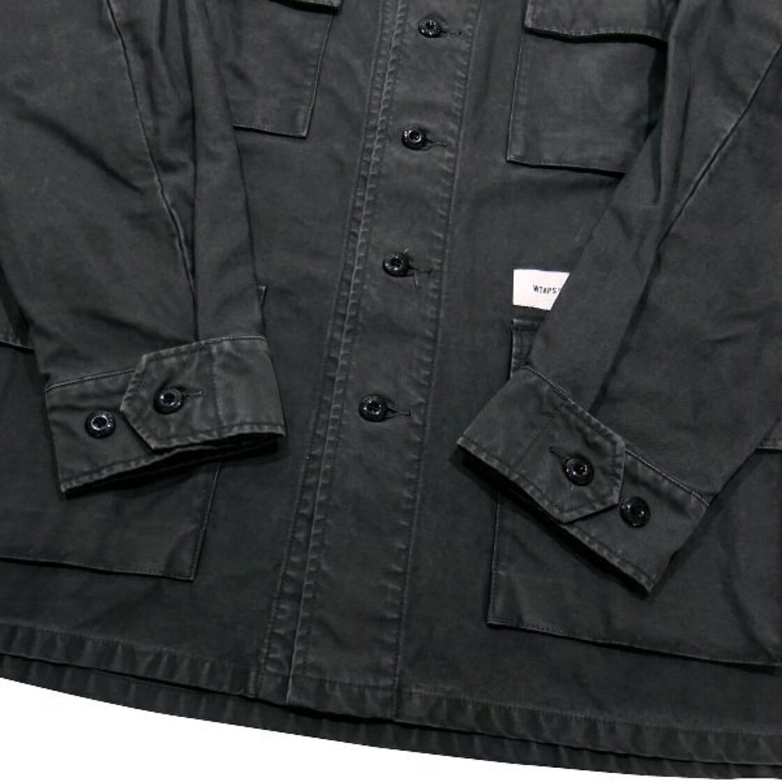 WTAPS 20SS JUNGLE LS 01/SHIRT. COTTON.SATIN 201WVDT-SHM02 サイズXL 