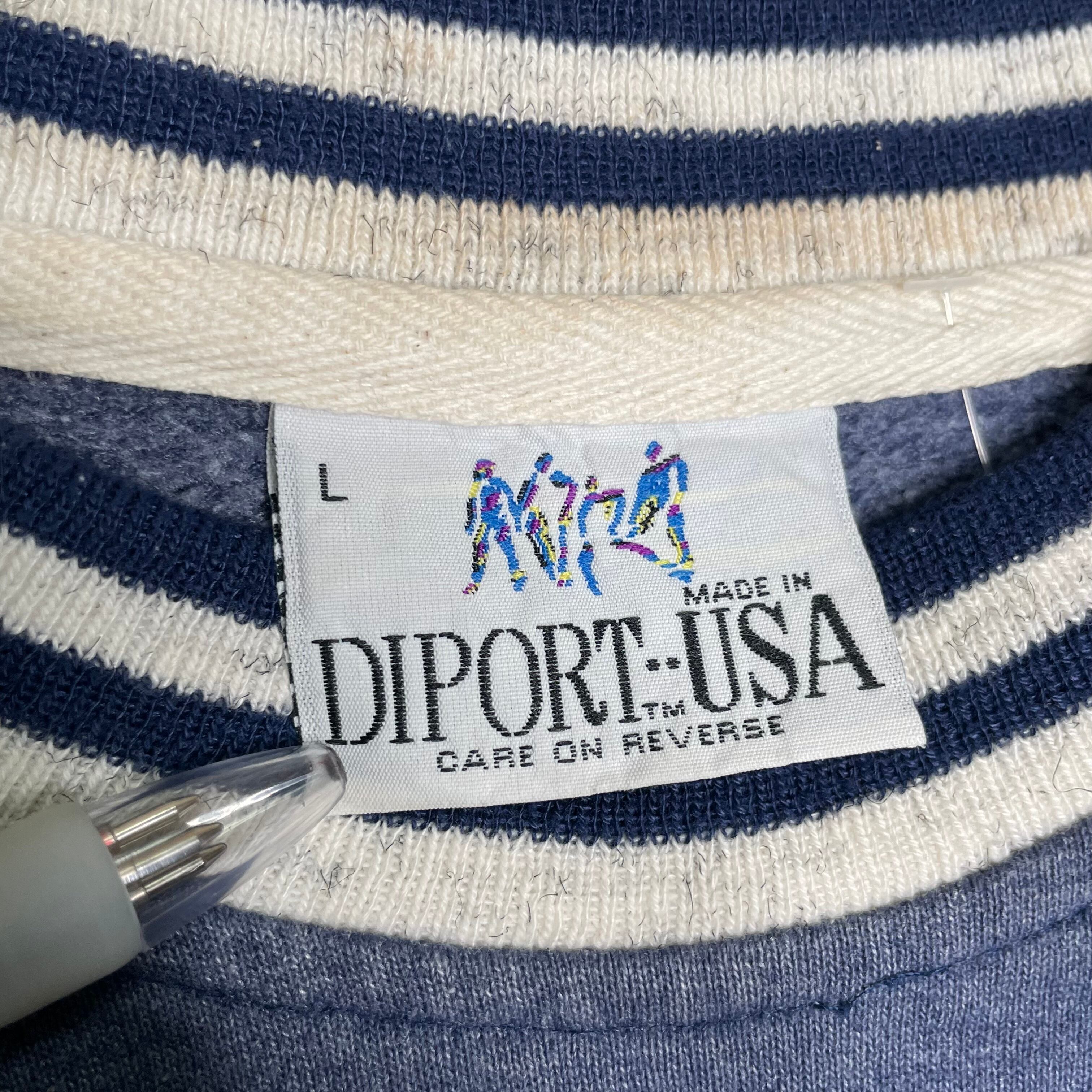 Diportusa 80s スウェット Made in USA 】DIPORT-USA スウェット L（XL相当）ポケット付き