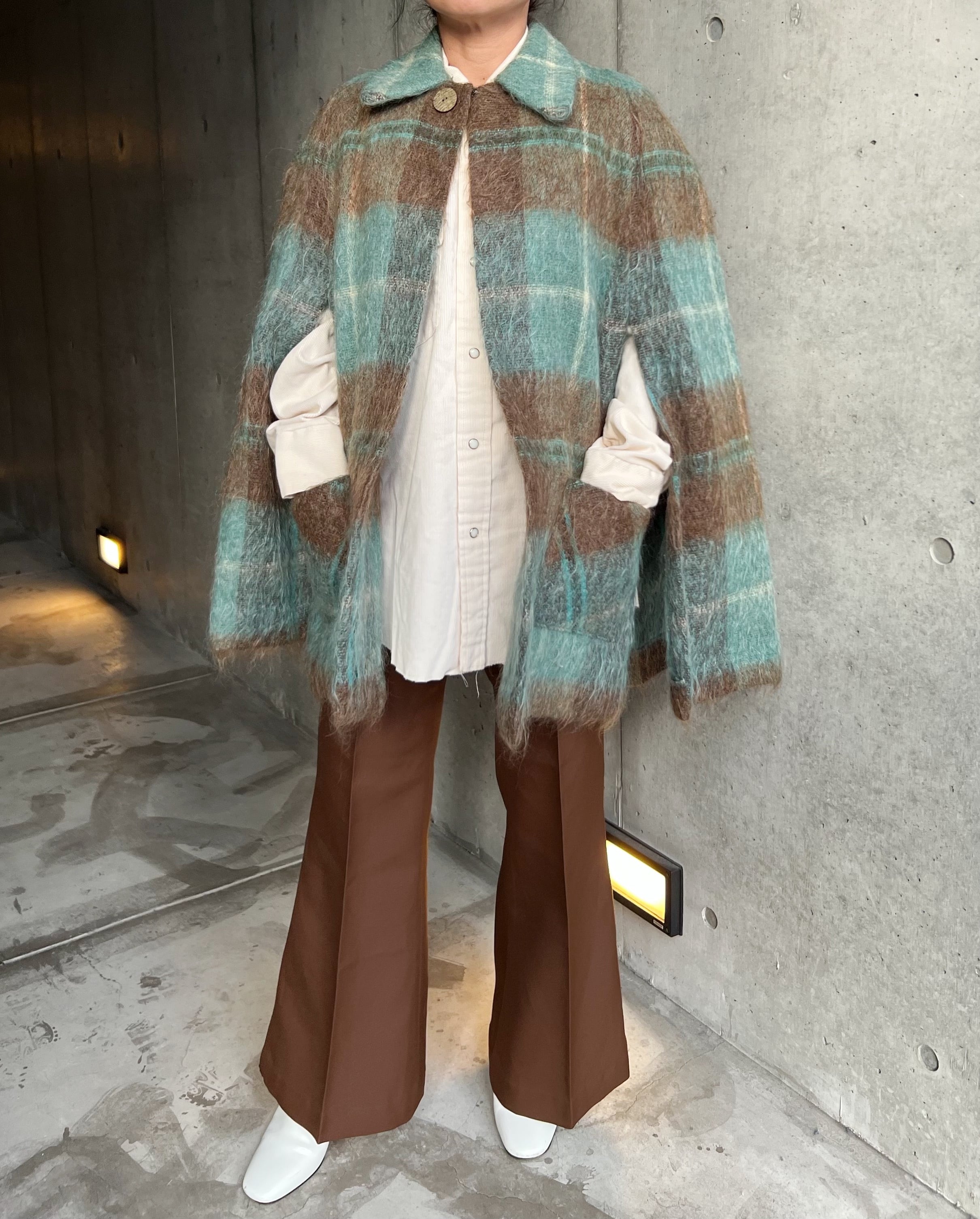 TOGA Wool mohair cape jacket素材ウール - テーラードジャケット