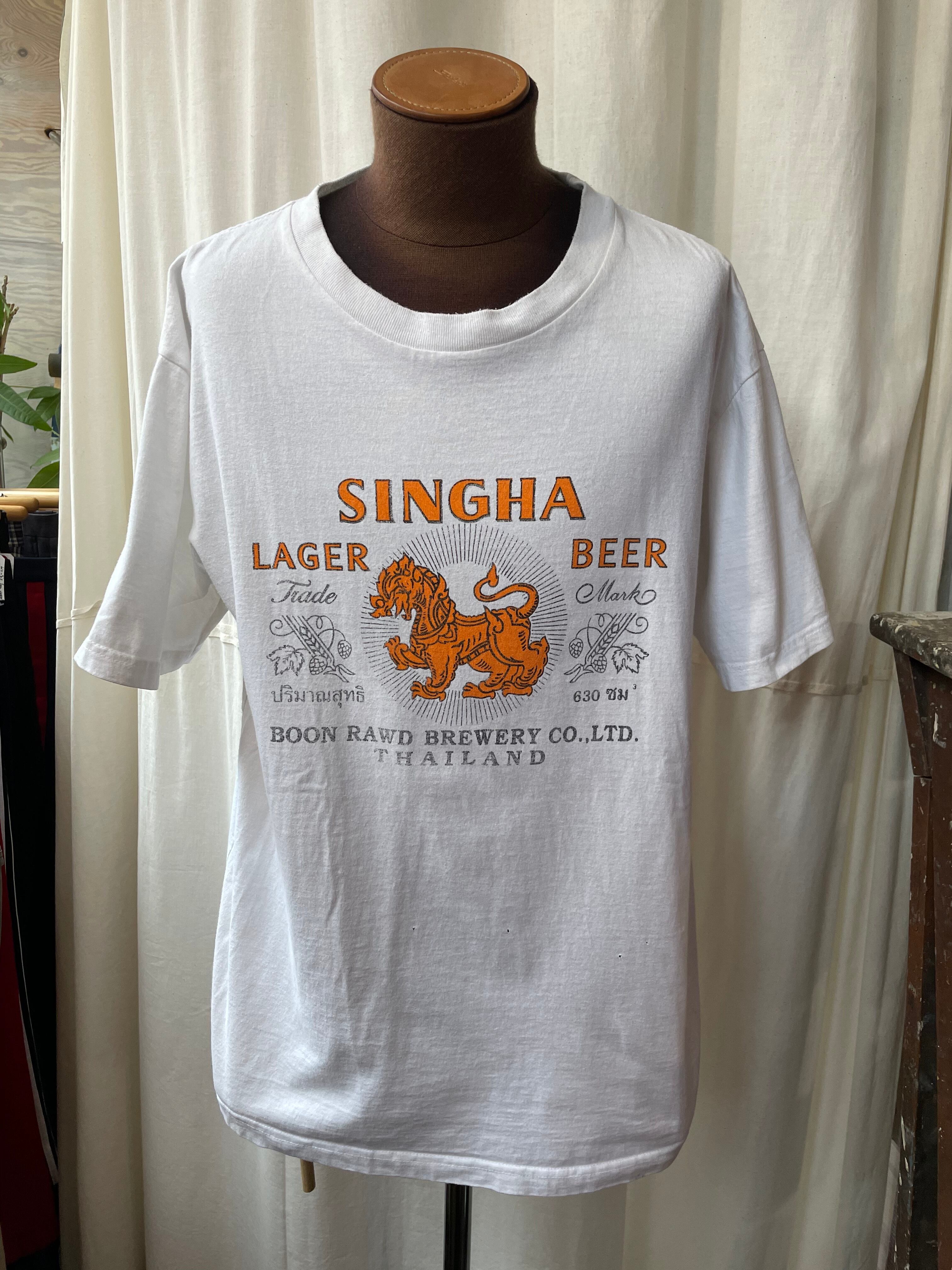 SINGHA BEER シンハビールプリントTシャツ