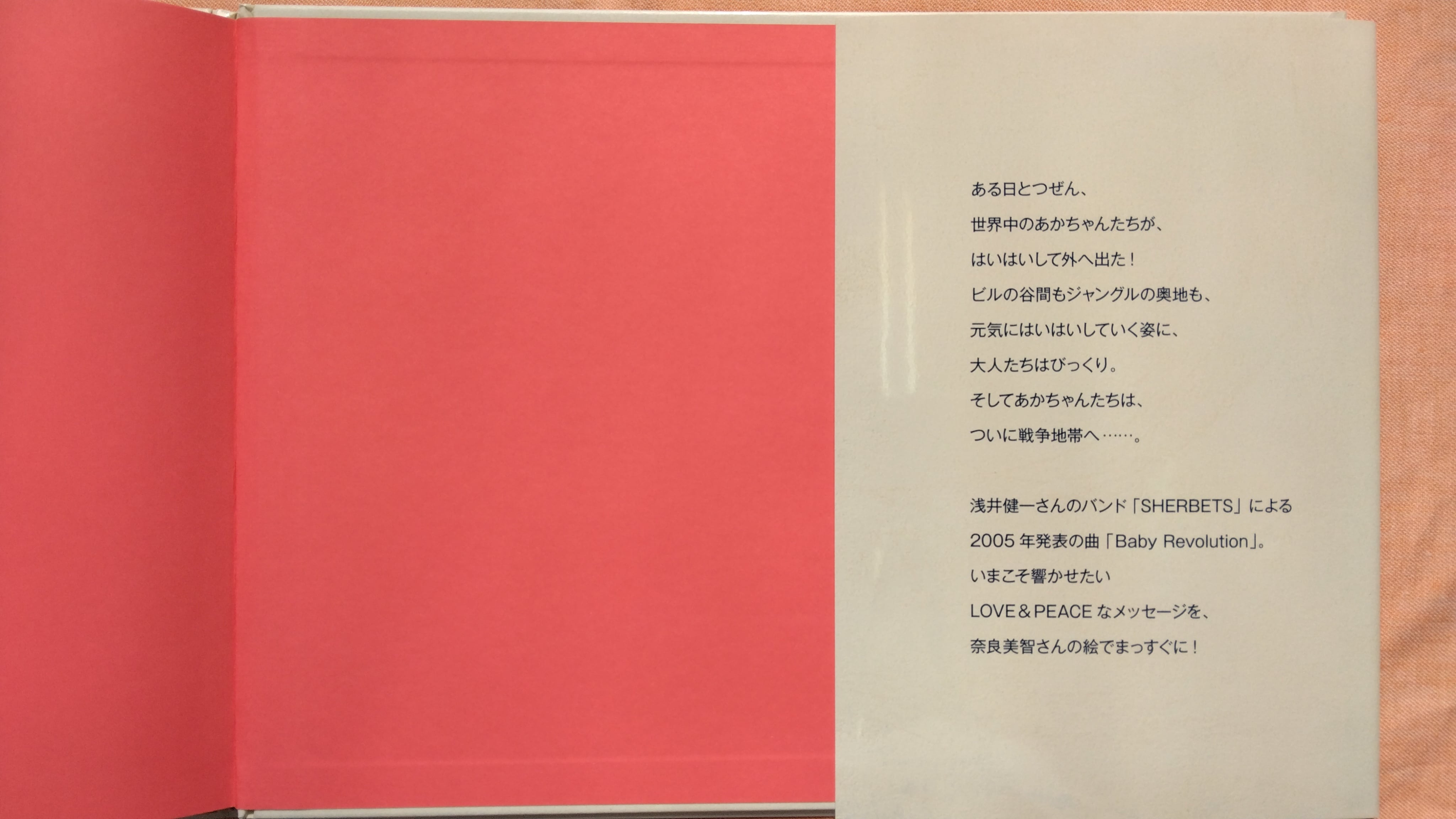 ベイビーレボリューション』浅井健一・文 奈良美智・絵 クレヨンハウス