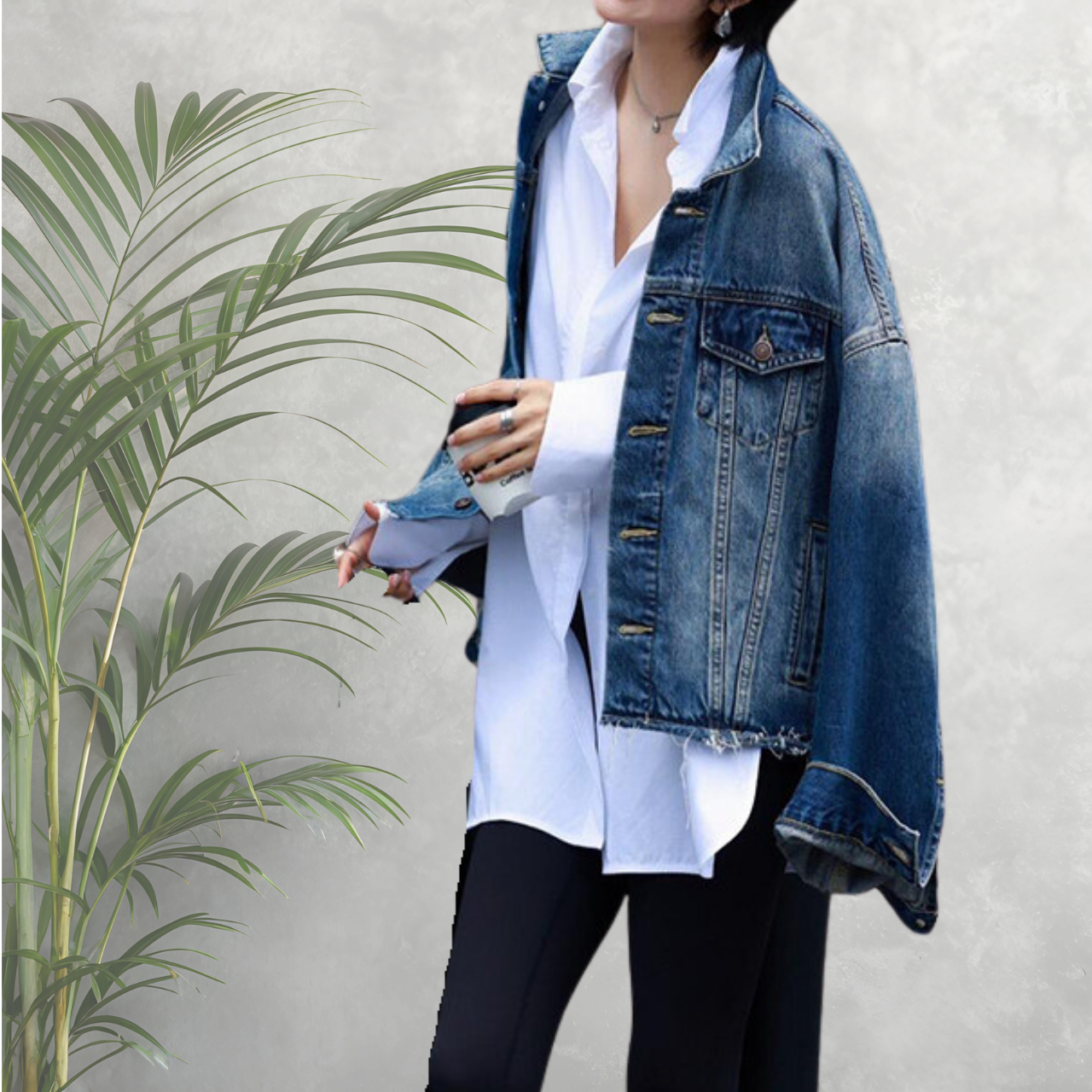 ゆるシルエットデニムジャケット0010