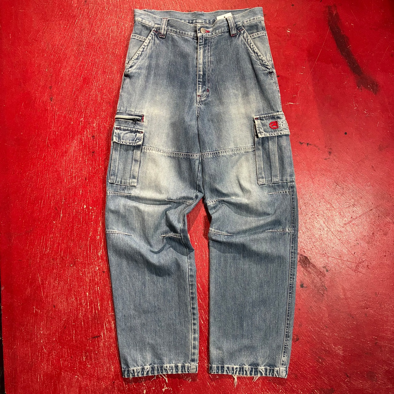 ECKO FUNCTION Hip Hop カーゴデニムパンツ　エコー　