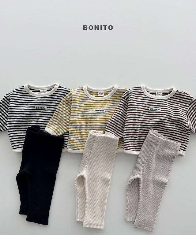 【ﾉﾍﾞﾙﾃｨ＆送料無料】ST Waffle Leggings Set / bonito