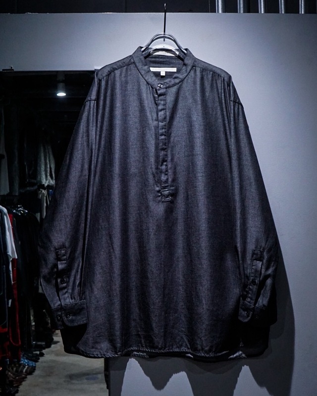 【add (C) vintage】"PERRY ELLIS" Vintage Half Button Design L/S Shirt