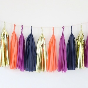 タッセルガーランドpurple