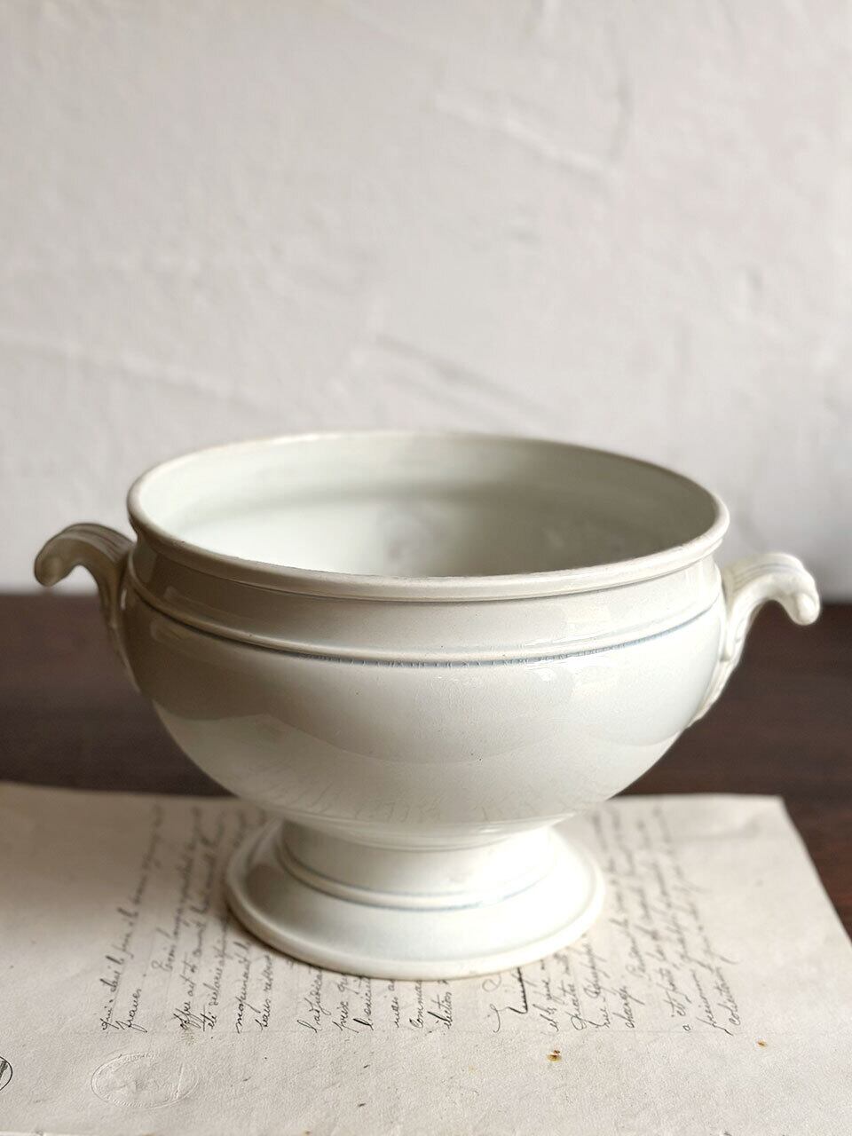 白色 スーピエール Creil et Montereau | Brocante de La Cocotte