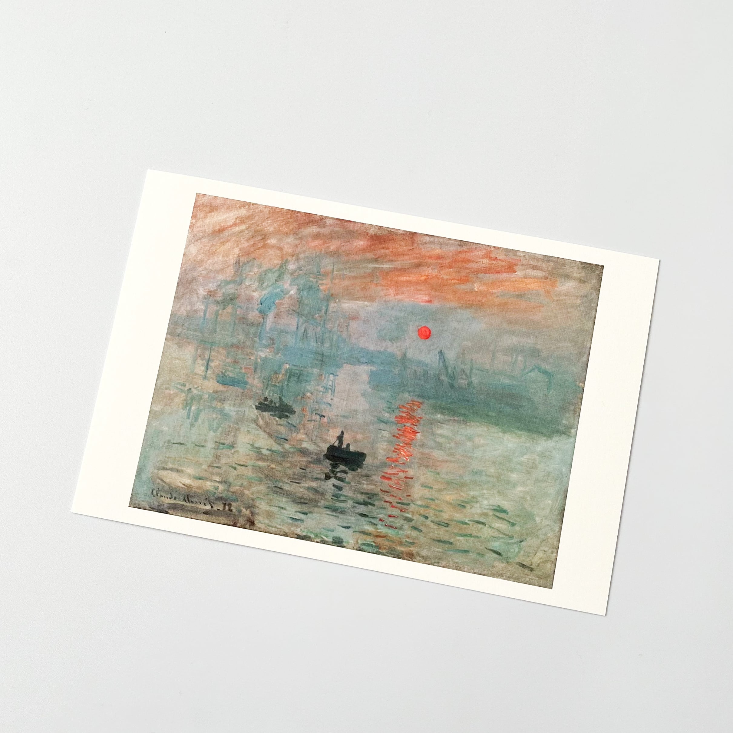 モネ　アートポストカード　印象、日の出 | hmm, by 東京都美術館ミュージアムショップ | ふむふむ