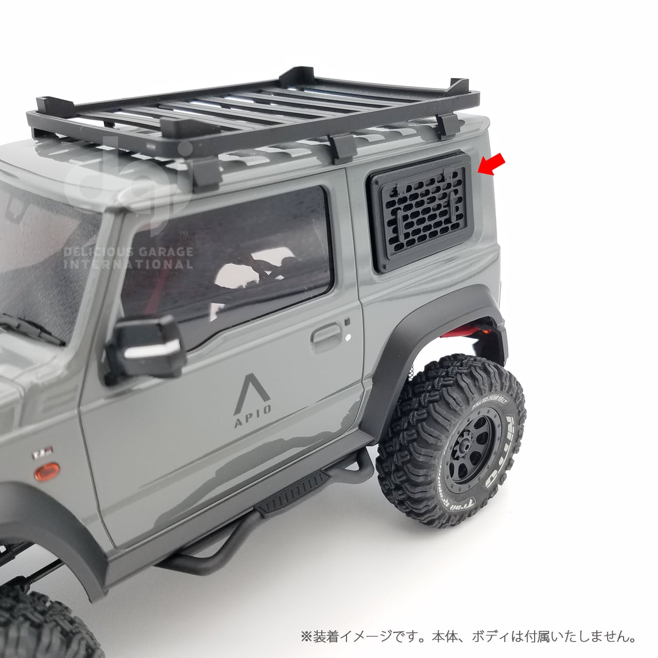 京商 Mini-z 4x4 Jimny ジムニー用 リア・ウインドウネット ミニッツ