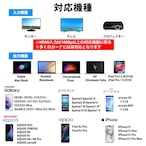 Hy+ Type-C to HDMI 変換アダプター HY-TCHD8 4K映像対応(Xperia5ii Xperia1ii AQUOS R5G arrows 5G Galaxy S20 5G/S20+/S10/S10+対応) ブラック