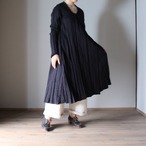 R&D.M.Co-/OLDMAN'S TAILOR/オールドマンズテーラー Valley Stripe Pull Over Dress／バレーストライプドレス size M