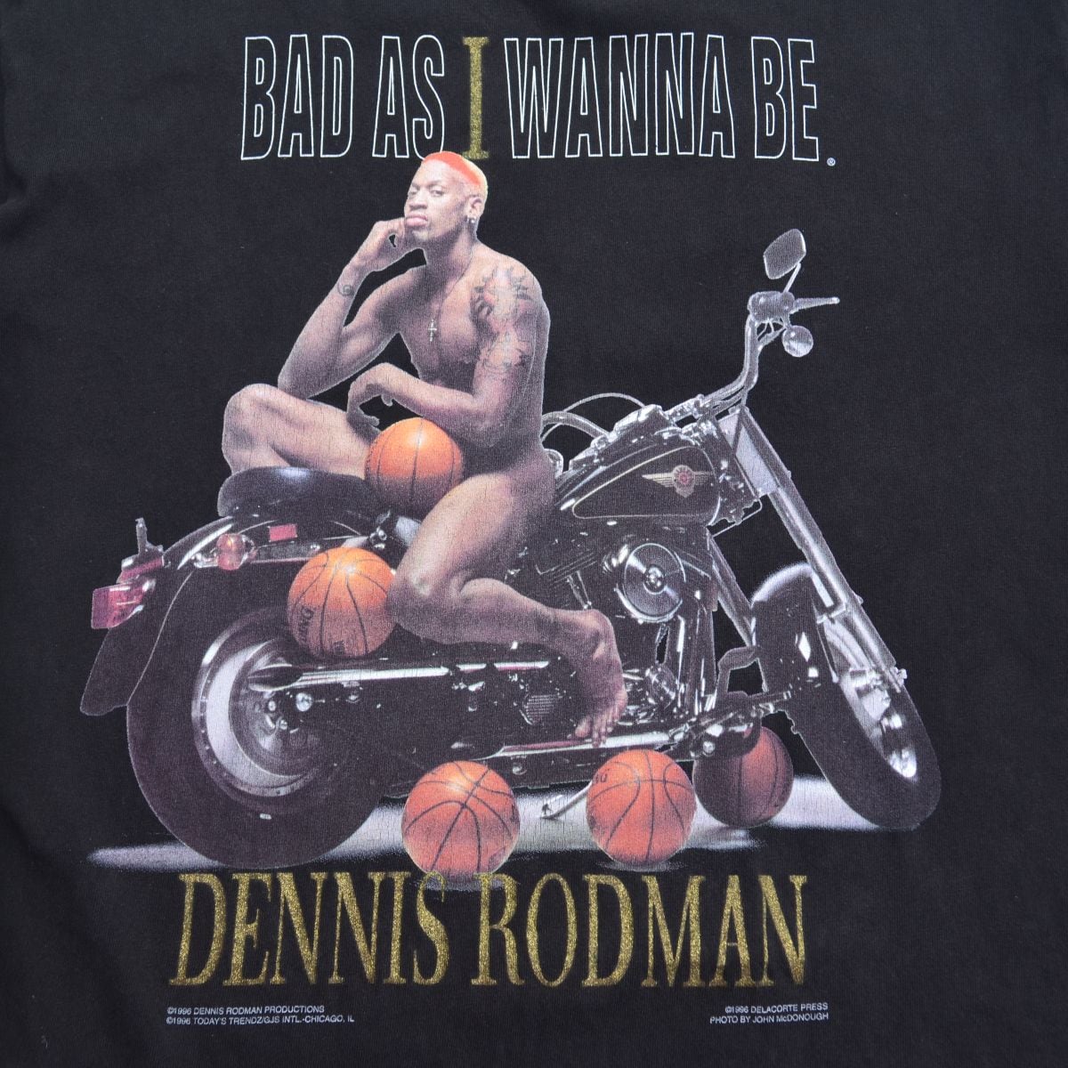 VINTAGE / ヴィンテージ 90s BAD AS I WANNA BE デニスロッドマン半袖T