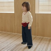 【取寄】MOME デイリーリブTシャツ|秋服|韓国子供服| 26/AT