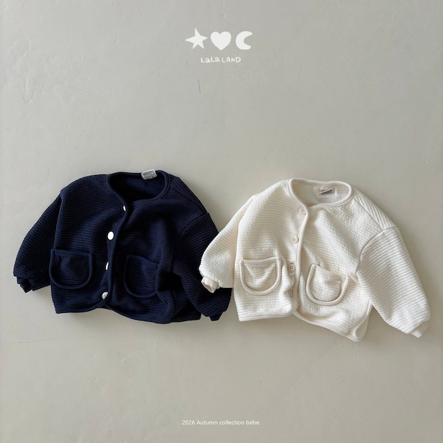 【取寄】lalaland|bebe cushion jumper|ベベクッションジャンパー|6M-18M|baby|26 autumn