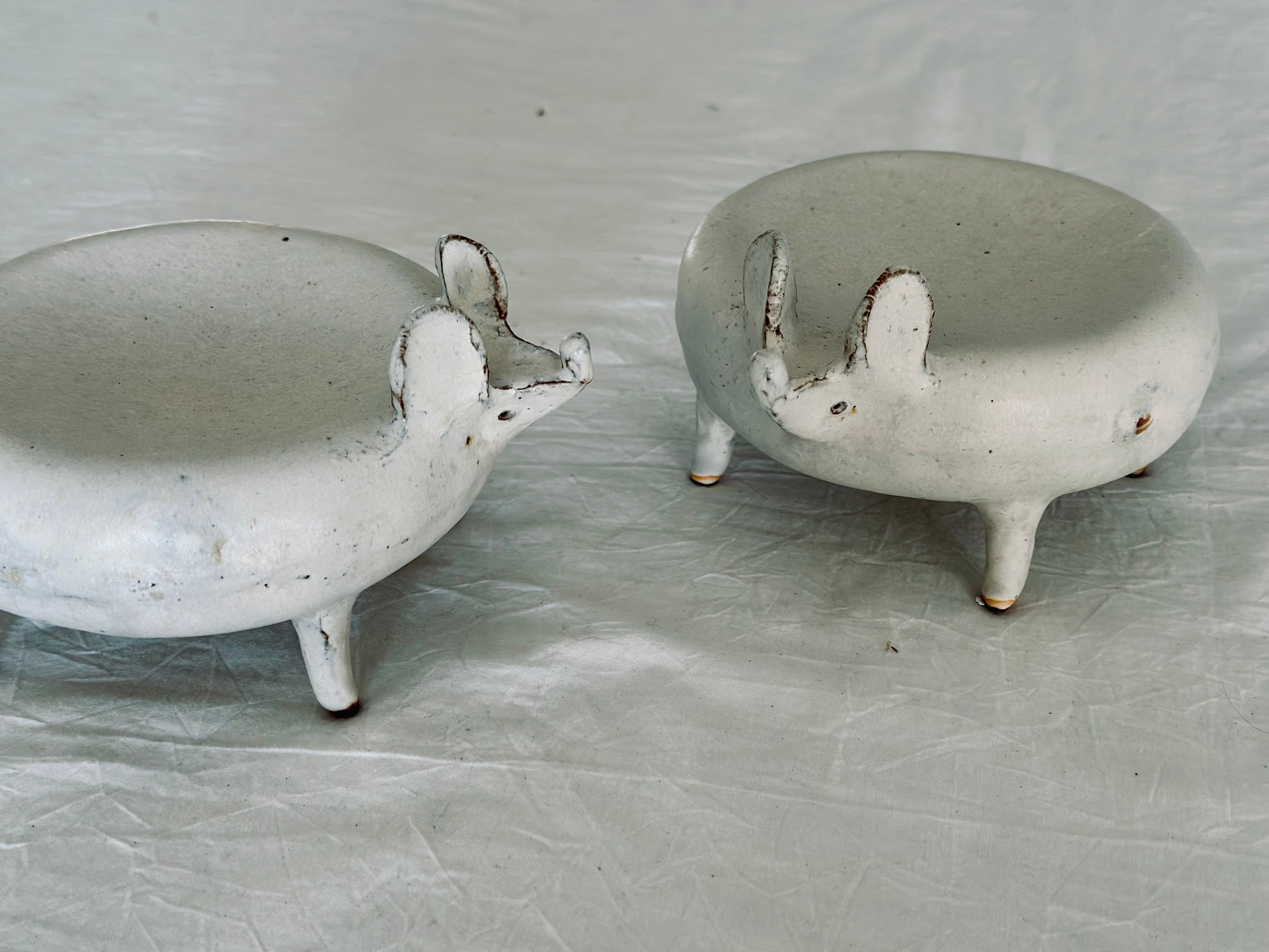 ネズミ厚皿(白） | 器のしごと utsuwa no shigoto Web shop
