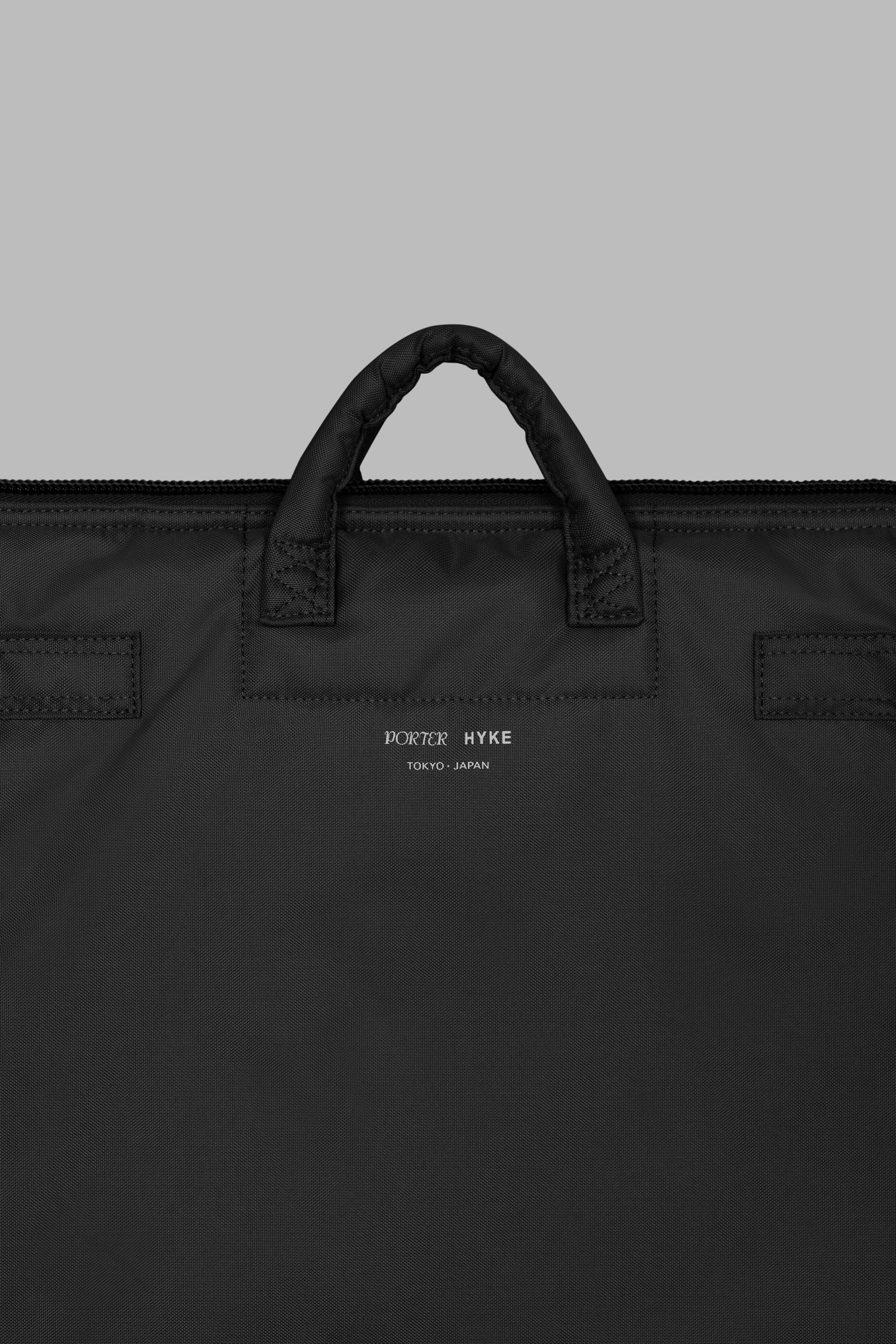 HYKE【ハイク】PORTER × HYKE HELMET BAG 19354 / BLACK | glamour online