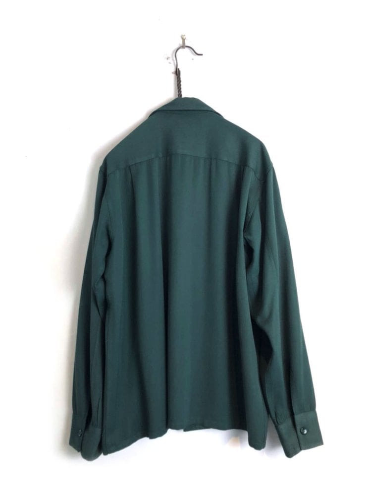 CAMPUS] Vintage Rayon Gabardine Shirt [1950s-] Vintage Rayon