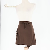 レディース トクコプルミエヴォル TOKUKO 1er VOL スカート まとめ売り 全2点 セット 黒 茶 ラップスカート 巻きスカート 短め ミニスカート ショート丈 伸縮 ストレッチ 無地 シンプル ポケット おしゃれ かわいい ブラック系 ブラウン系