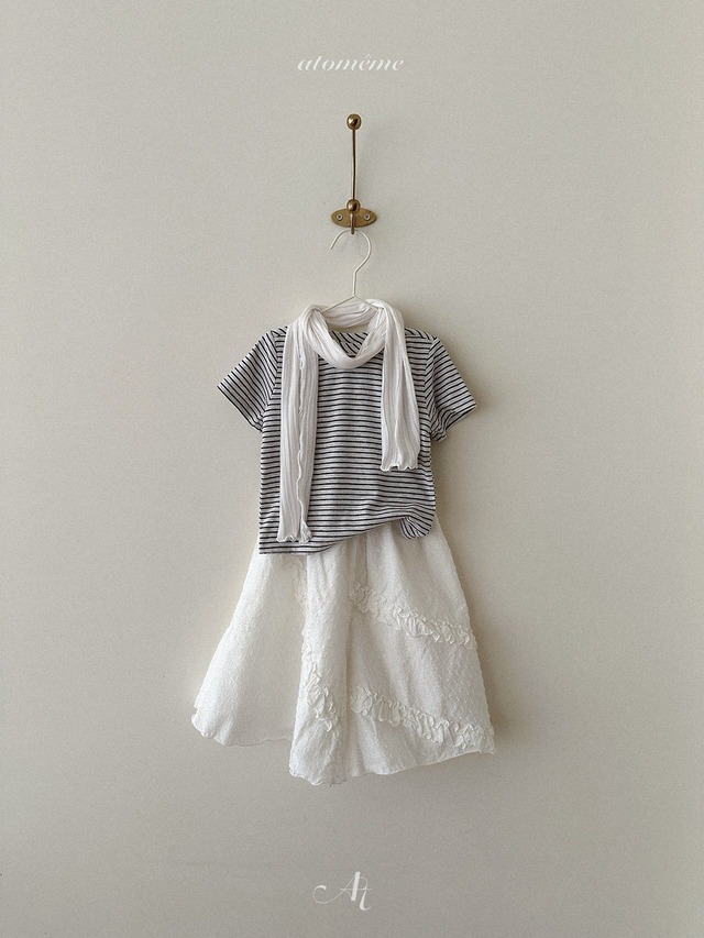 〘予約〙atomeme / Ade Frill Skirt