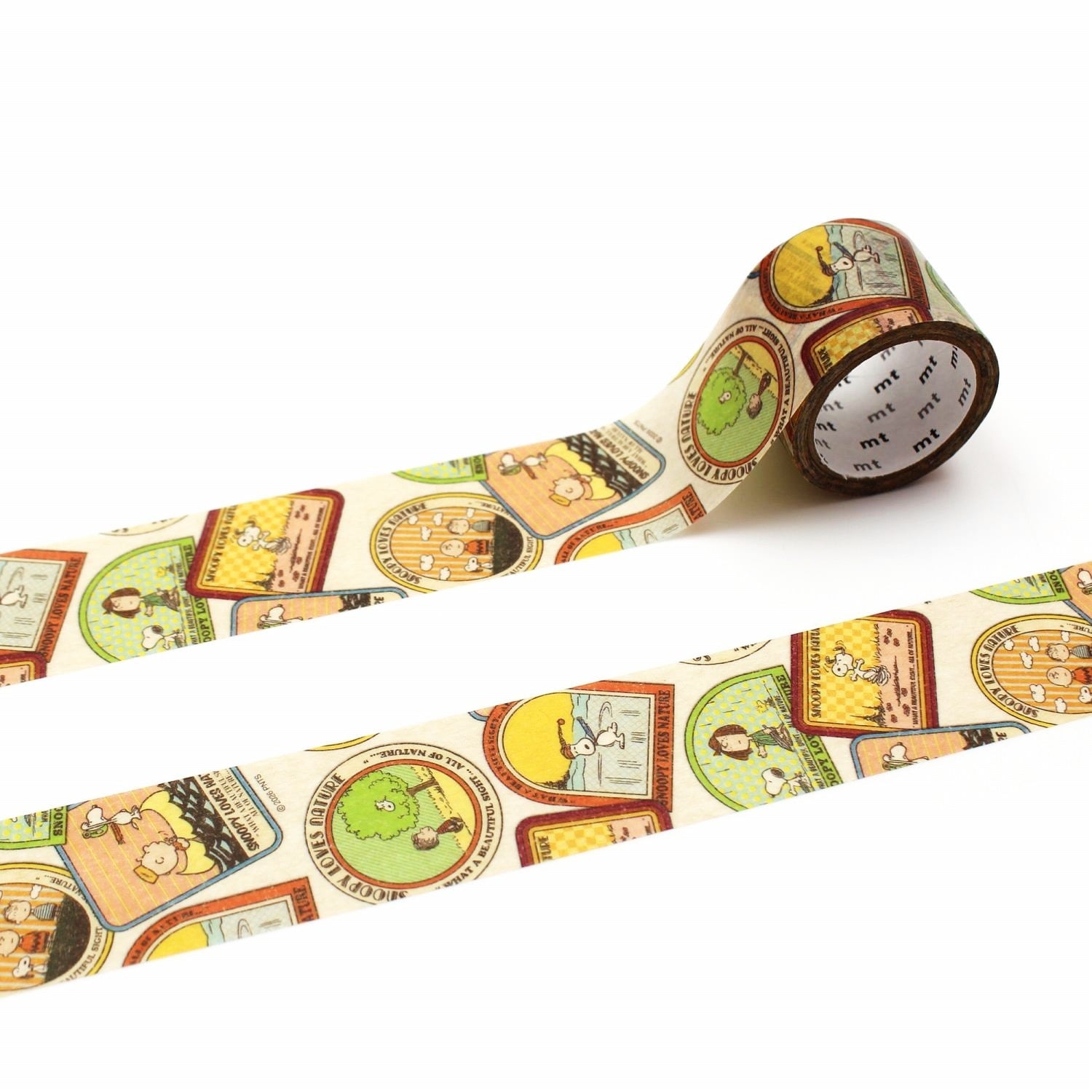 mt upcycle Peanuts ヴィンテージシール 30mmマステ CA15