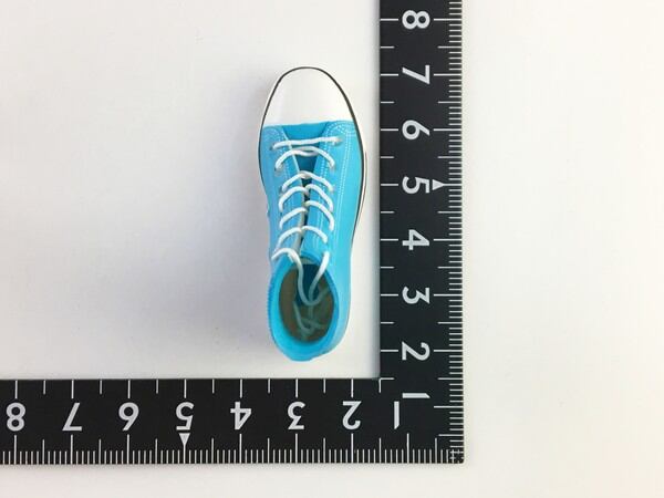 ドール靴 1/6 男女兼用 スニーカー コンバース風 Blue - 画像3