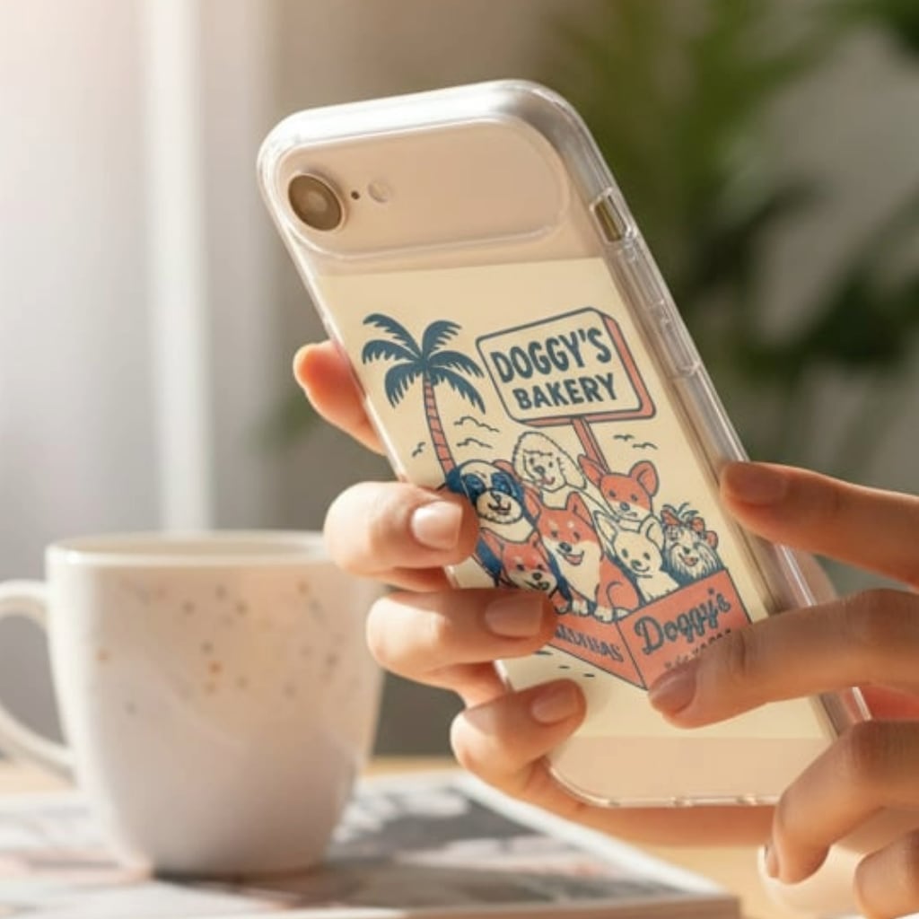 DOGGY’S BAKERYマラサダiPhone17 Air 透明 ハードケースPA0001