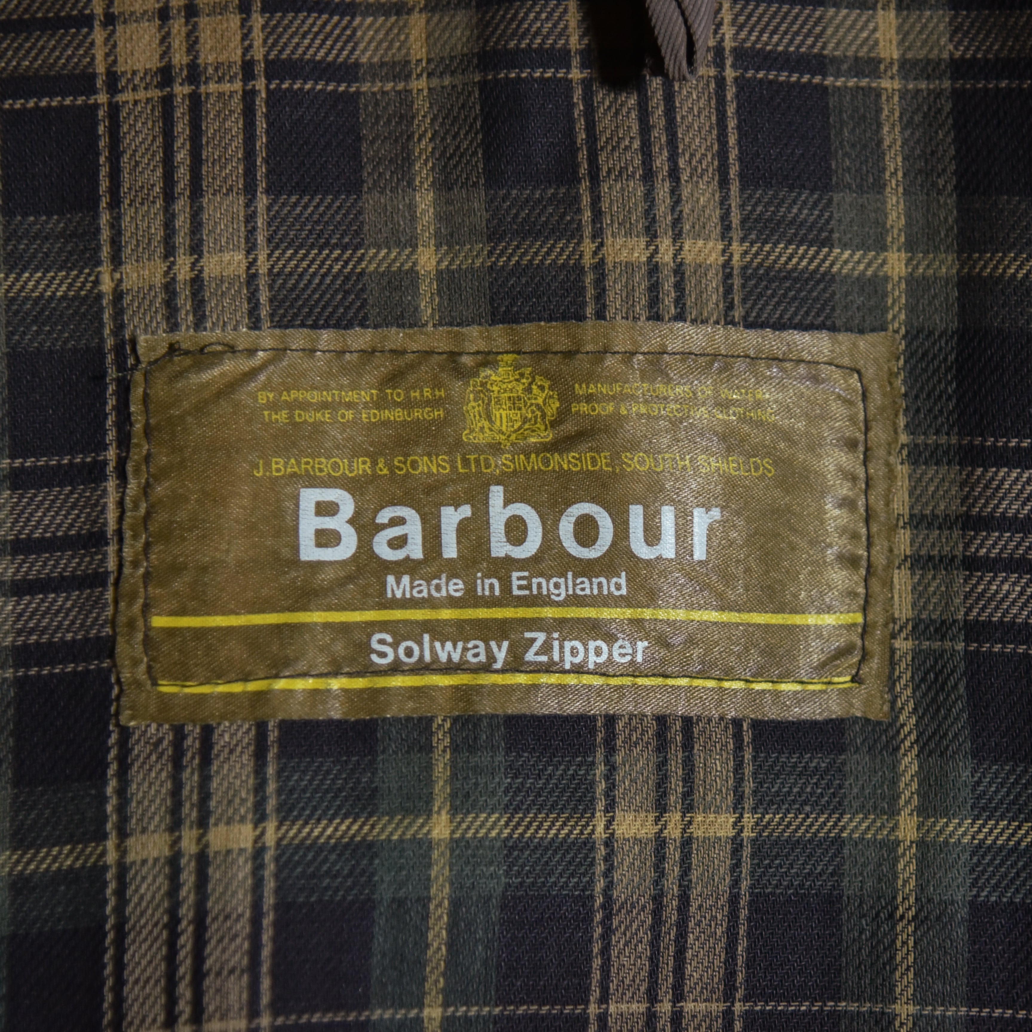 70s Barbour SOLWAY ZIPPER 1Warrant バブアー ソルウェイジッパー