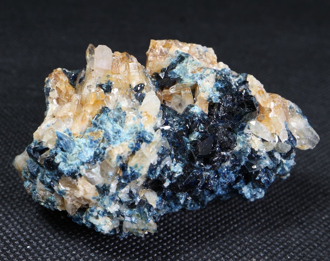 ラズライト + クォーツ 天藍石 Lazulite カナダ産 100,3g LZL008  鉱物　天然石 パワーストーン 原石