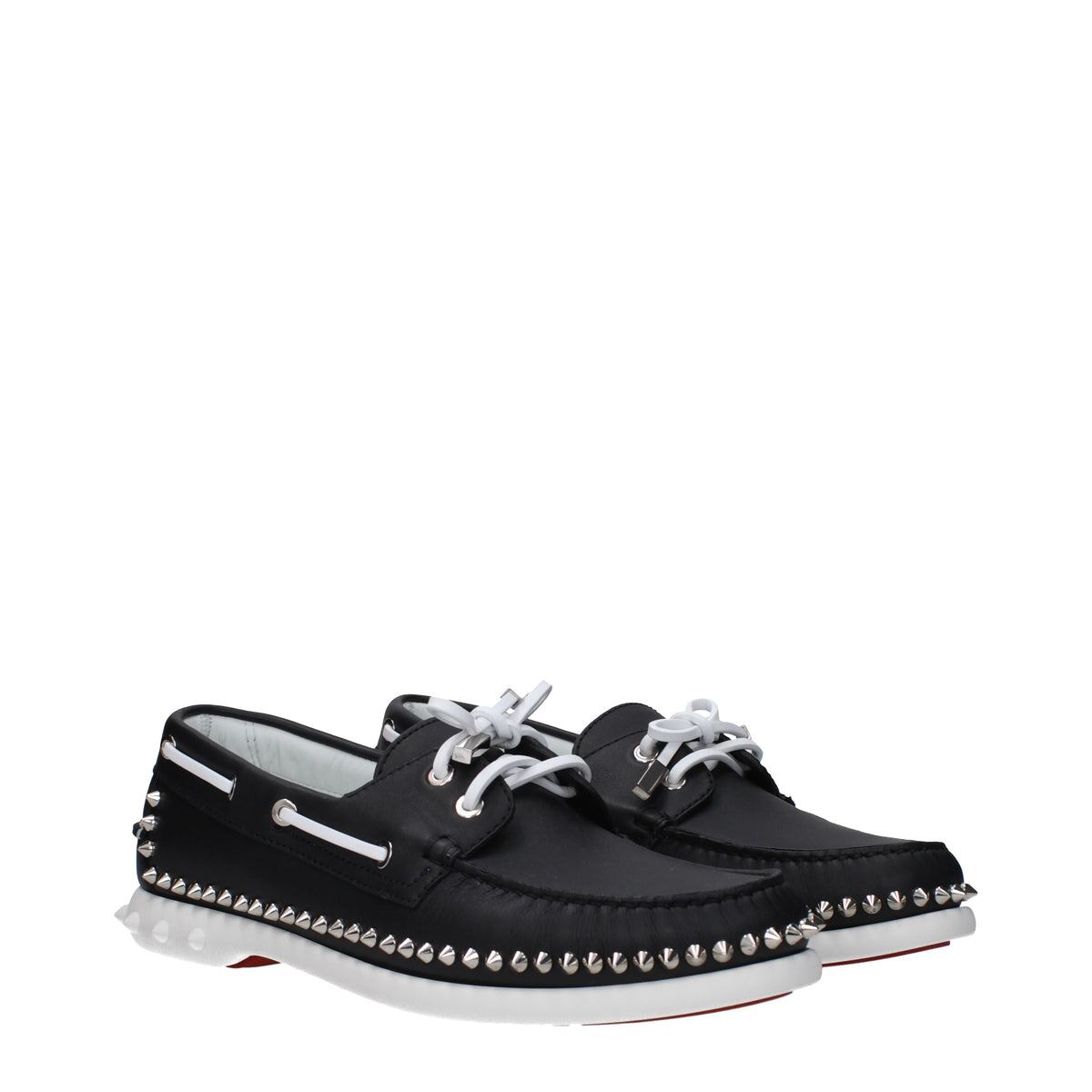 LOUBOUTIN クリスチャンルブタン メンズ ローファー レザー ブラック