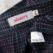 フォークダンス 衣装 スカート ネイビー系 シスターズ チェック柄 プリーツ 紺 緑 赤 レトロ カントリー チロリアン sisters 日本製 落ち着いた色 かわいい ダンス衣装 グリーン系 レッド系
