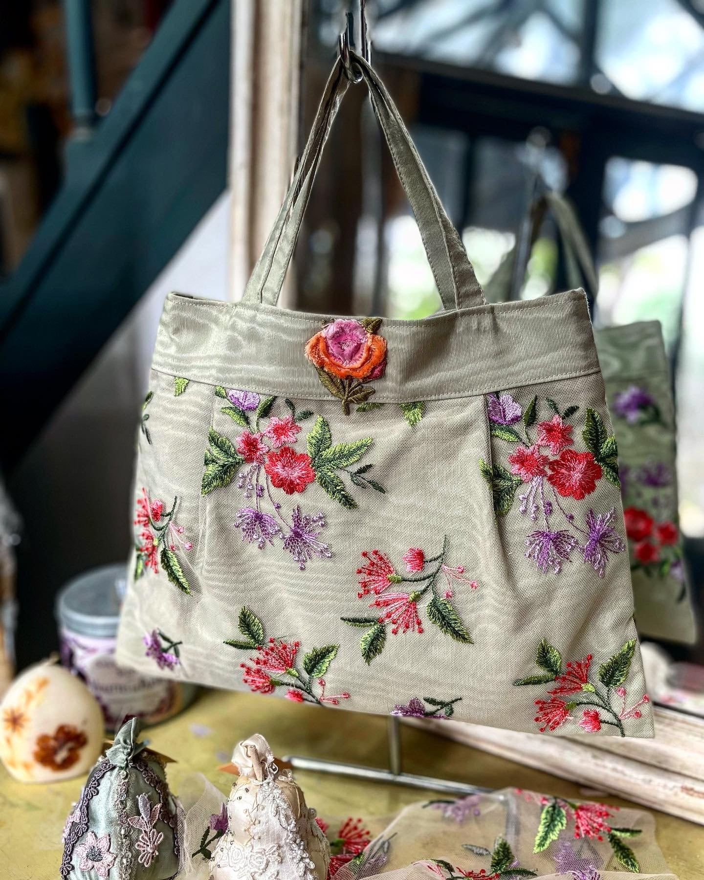 アソート】チュール刺繍レース生地バック | フェステナ・レンテJAM