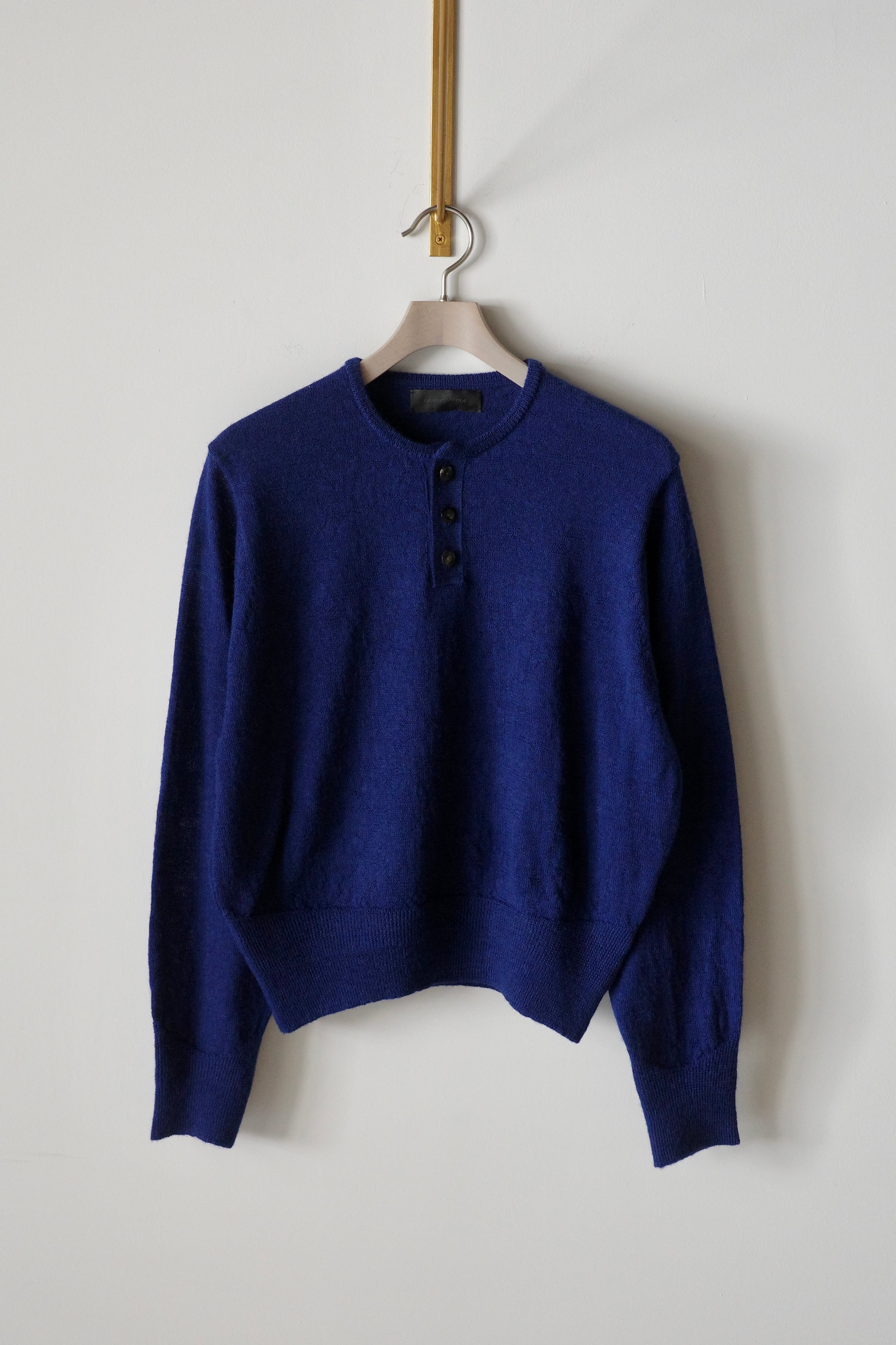 Omar Afridi【ELIPSE HENRY NECK -BLUE-】