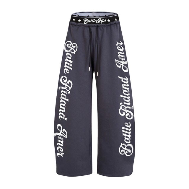 double-waist logo pants　ダブルウエストロゴパンツ　J2095