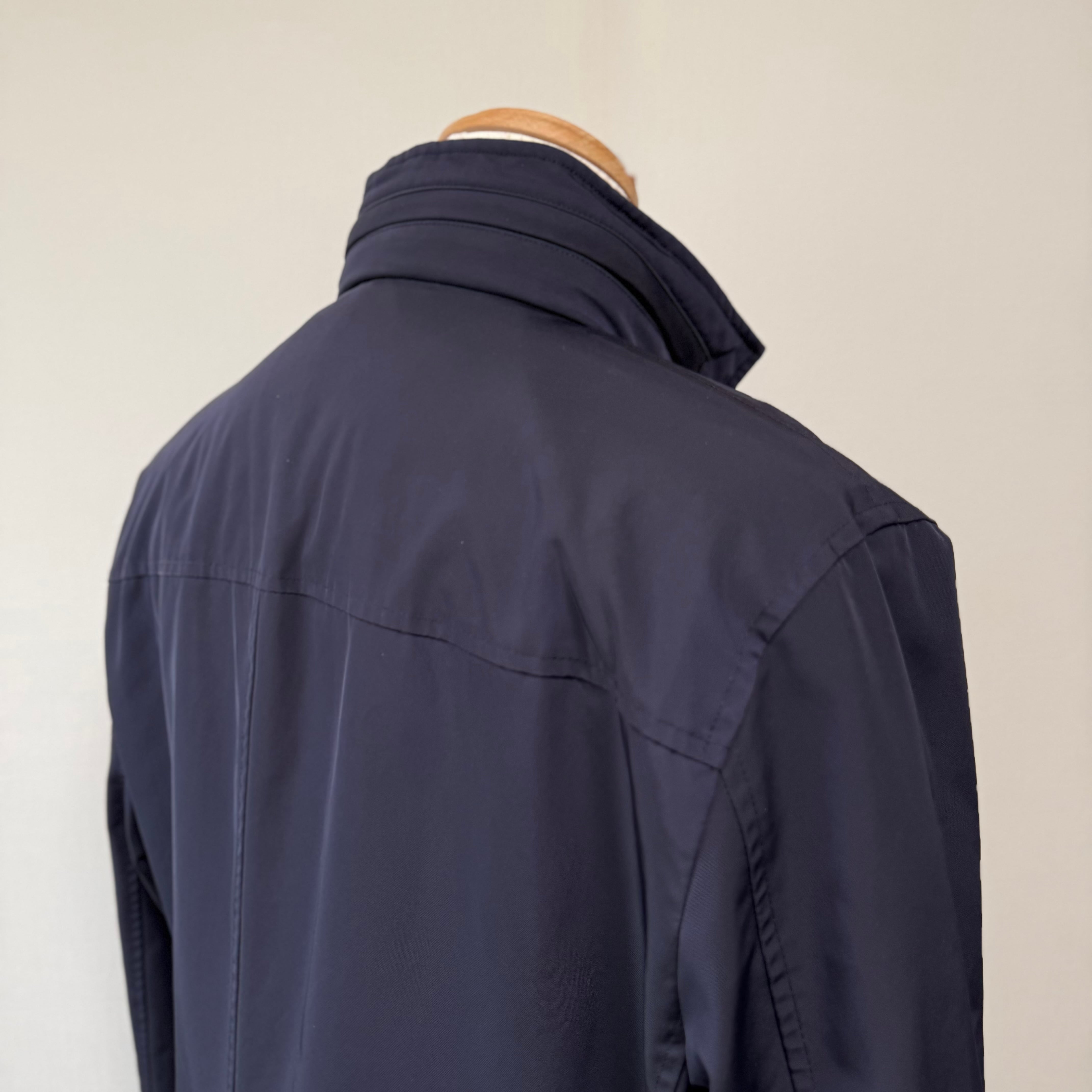Brooks Brothers 中綿入り 4ポケット スタンドカラーコート ネイビー