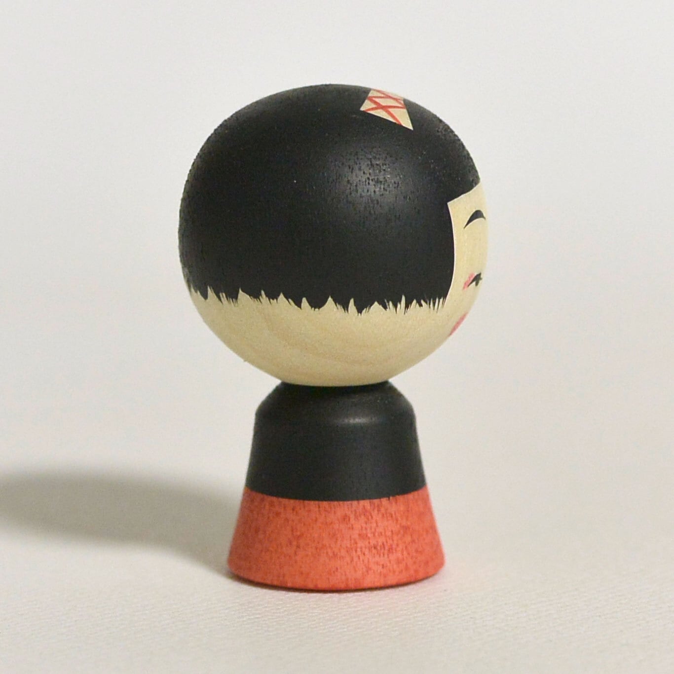 【ミニこけし】鈴木明　お布団&眠りこけし 小寸こけし（ミニこけし） 約1寸 約3.5cm 鈴木明 工人（作並系）#2267
