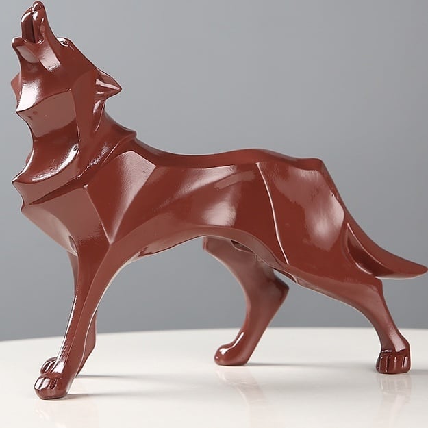 北欧のクリエイティブなオオカミの置物 | Russel 海外インテリア