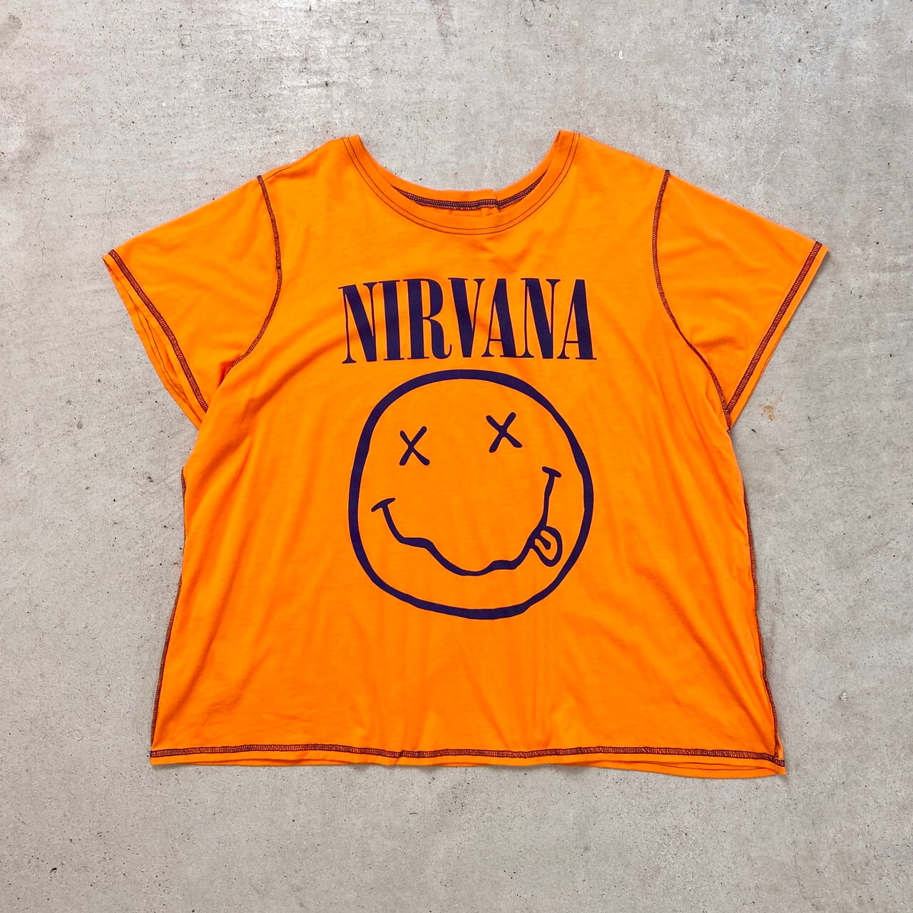 NIRVANA ニルヴァーナ スマイル バンドTシャツ バンT インサイドアウト