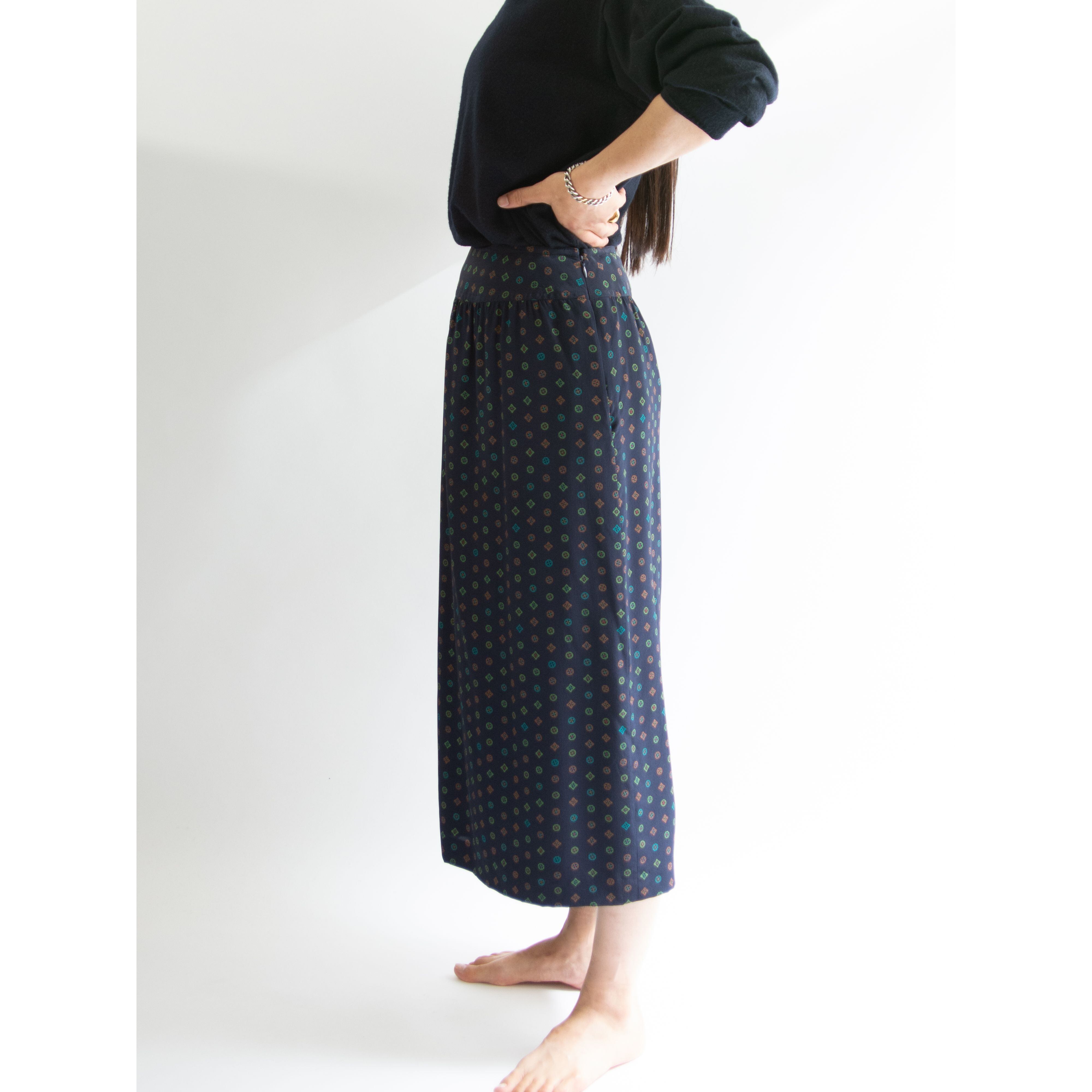 【NIENDORF】Made in W.Germany 100% Silk Skirt（西ドイツ製 シルクスカート）